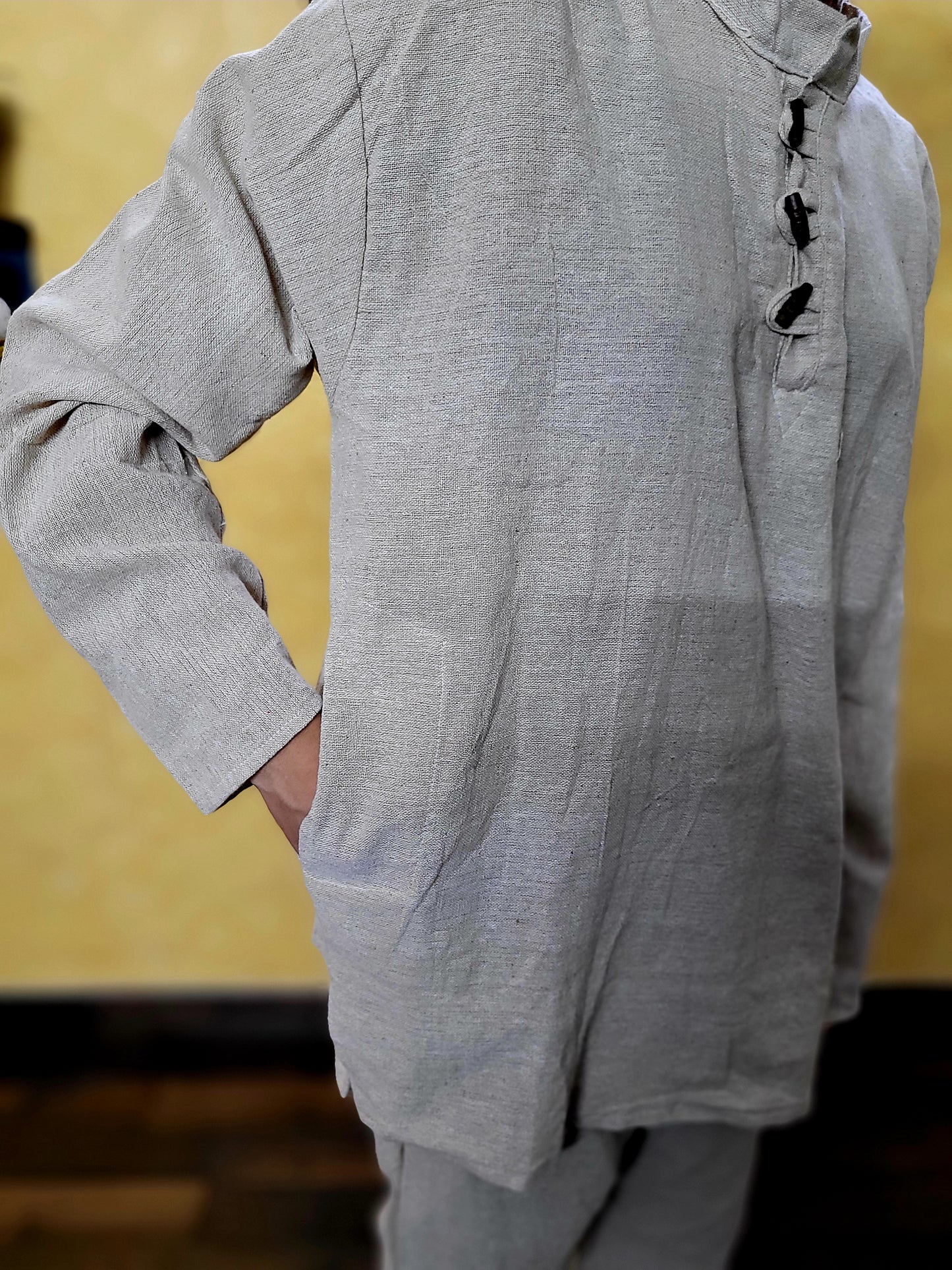 Khadi Cotton Short Kurta Unisex