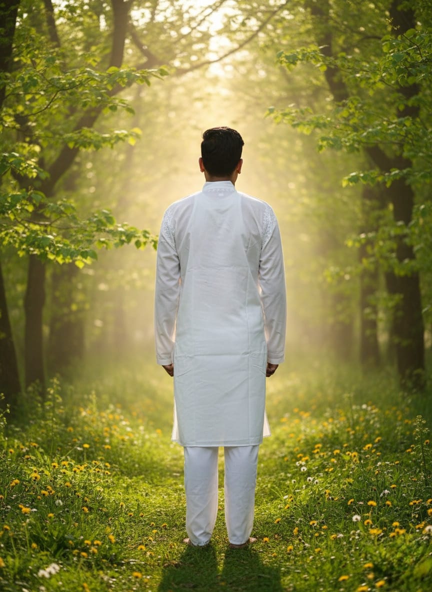 Premium Men Cotton Chikankari Kurta