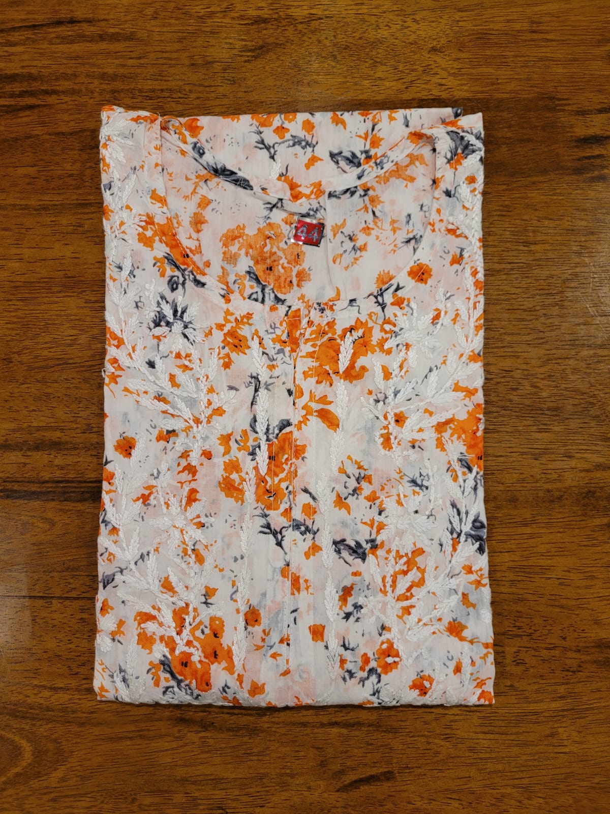 Premium Printed Cotton Chikankari Kurta