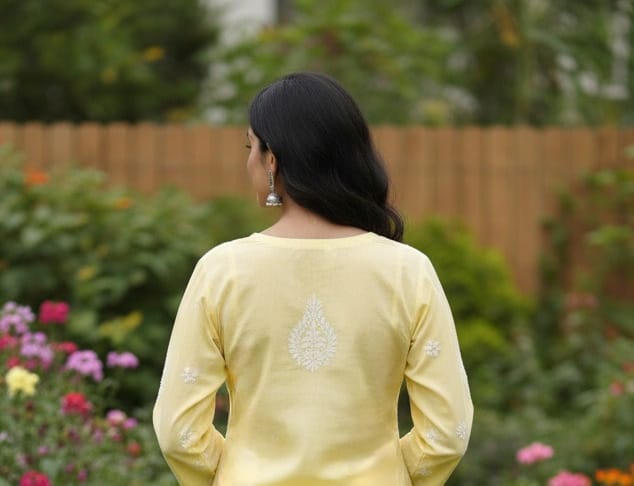 Pemium Chikankari Cotton kurta with bottom