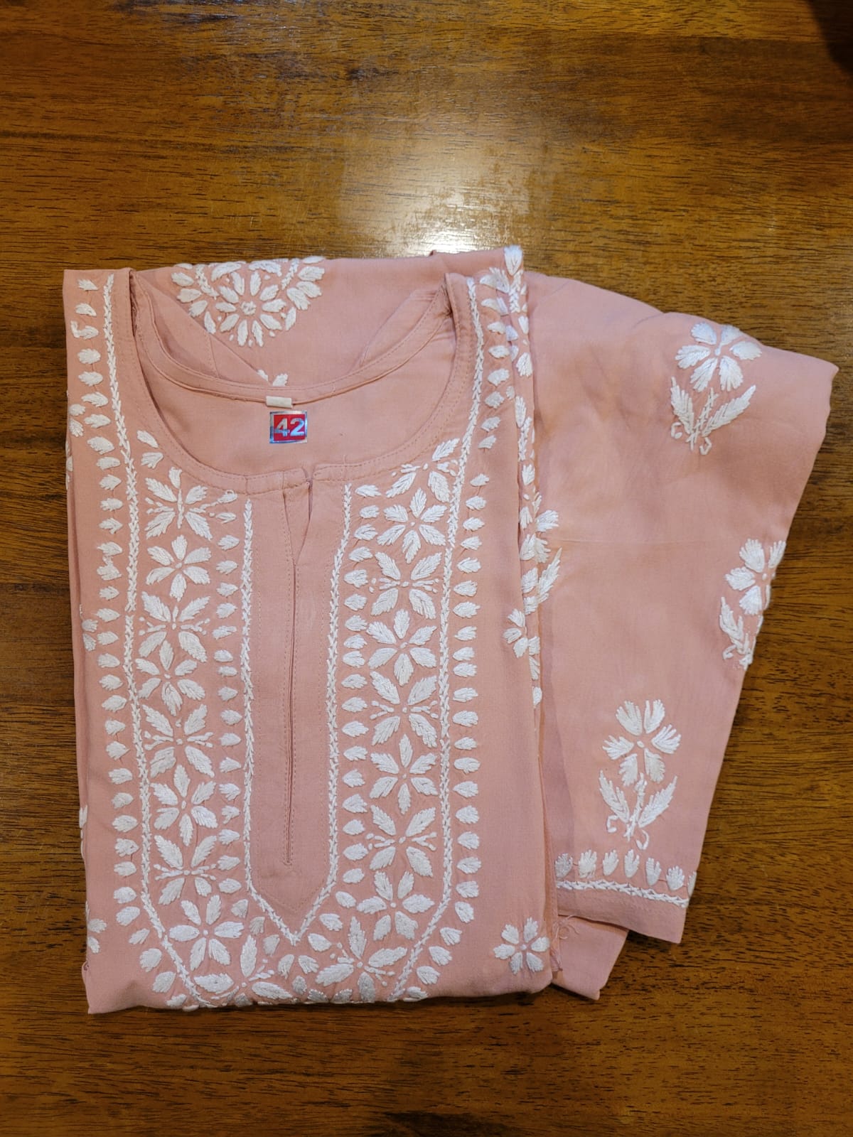 Pemium Chikankari Cotton kurta with bottom
