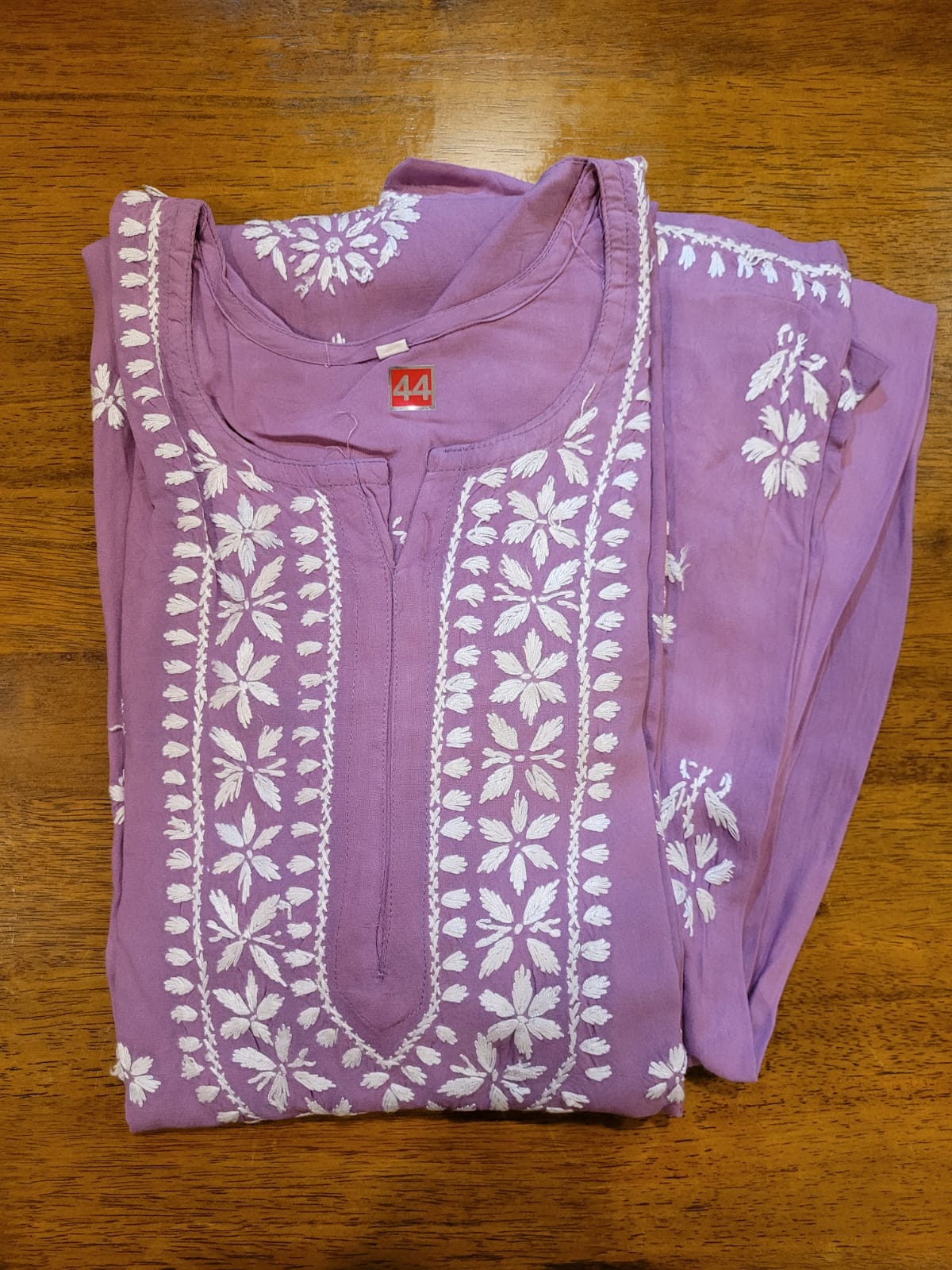 Pemium Chikankari Cotton kurta with bottom
