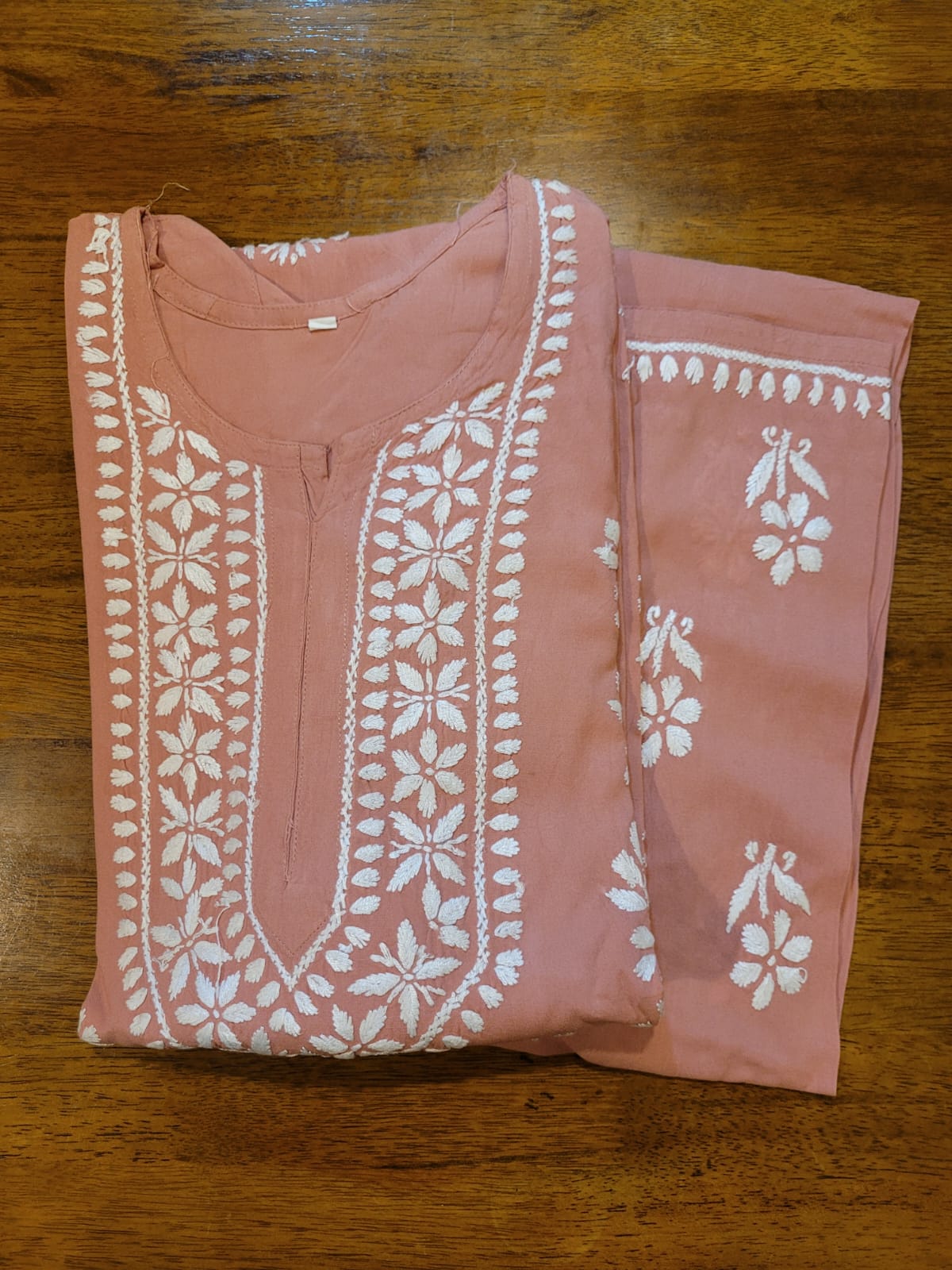 Pemium Chikankari Cotton kurta with bottom