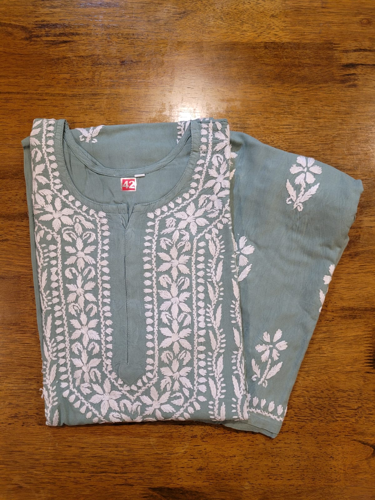 Pemium Chikankari Cotton kurta with bottom