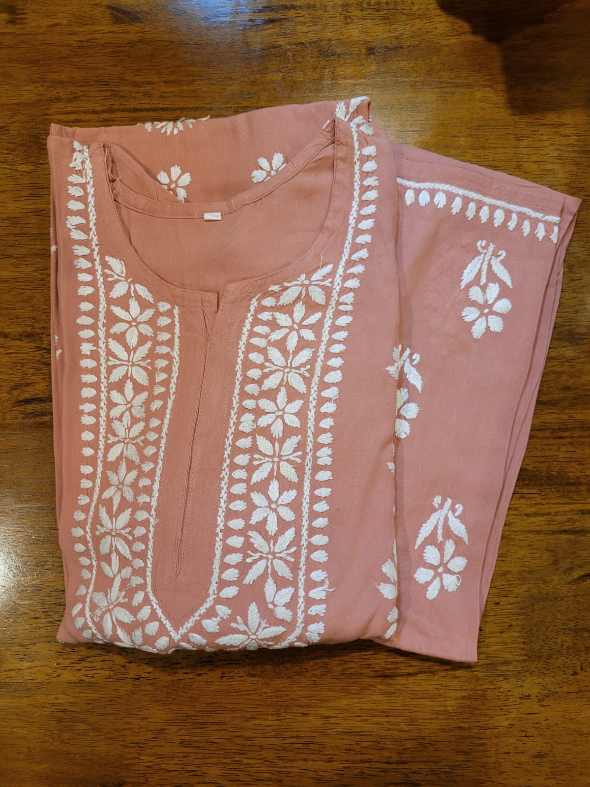 Pemium Chikankari Cotton kurta with bottom
