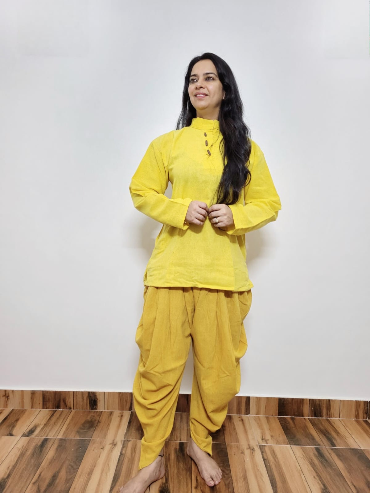 Khadi Cotton Dhoti Kurta Combo
