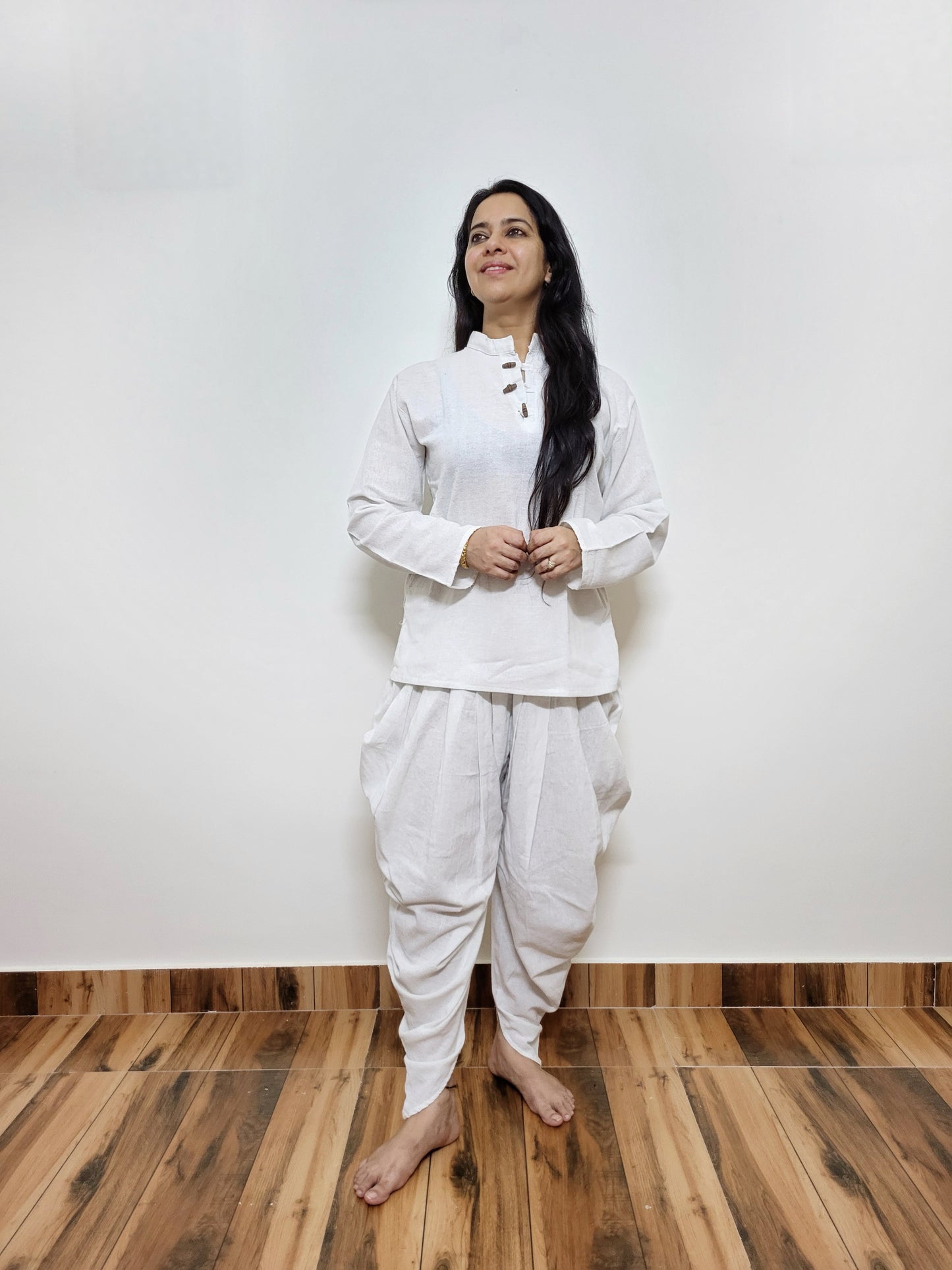 Khadi Cotton Dhoti Kurta Combo