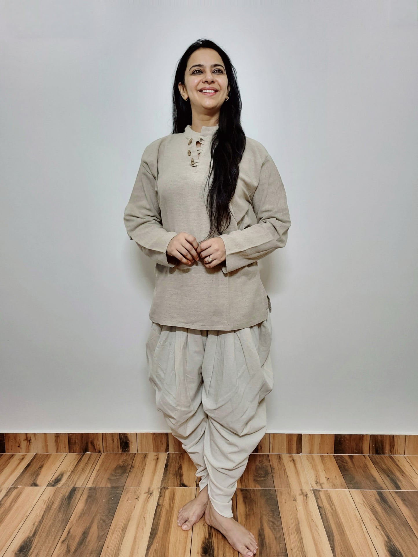 Khadi Cotton Dhoti Kurta Combo