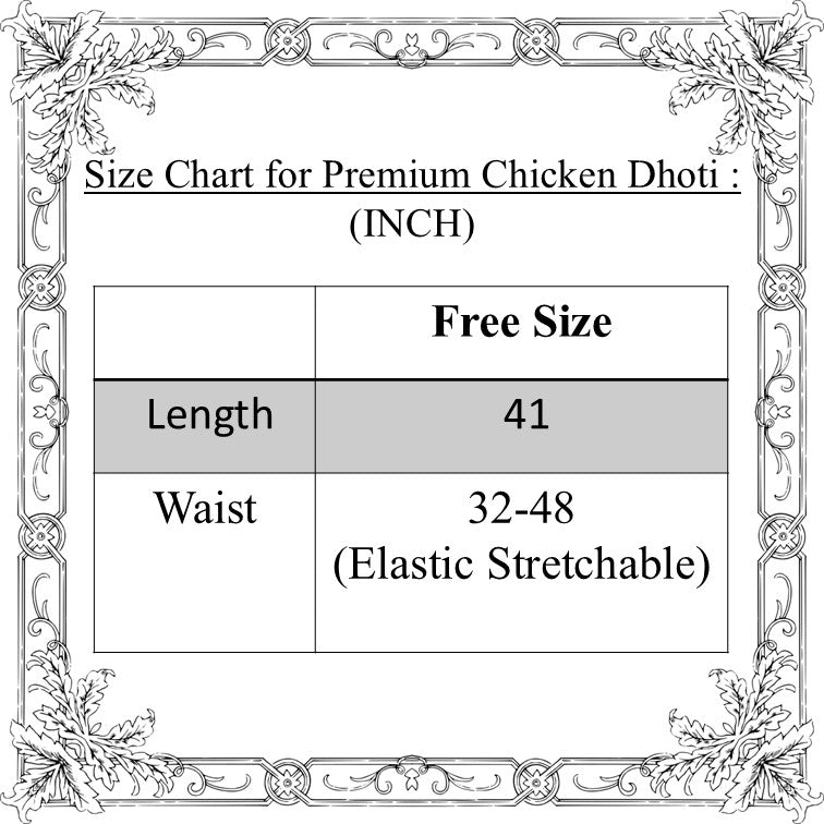 Premium Cotton Chikankari Dhoti