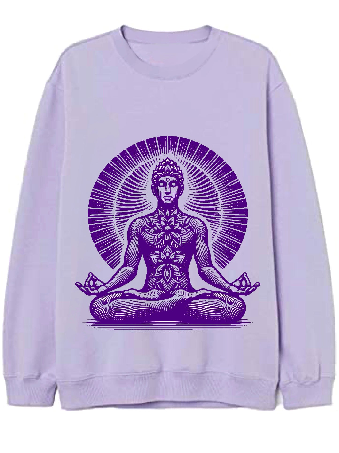 Purple Dhyanam Sweat Shirt (Unisex)
