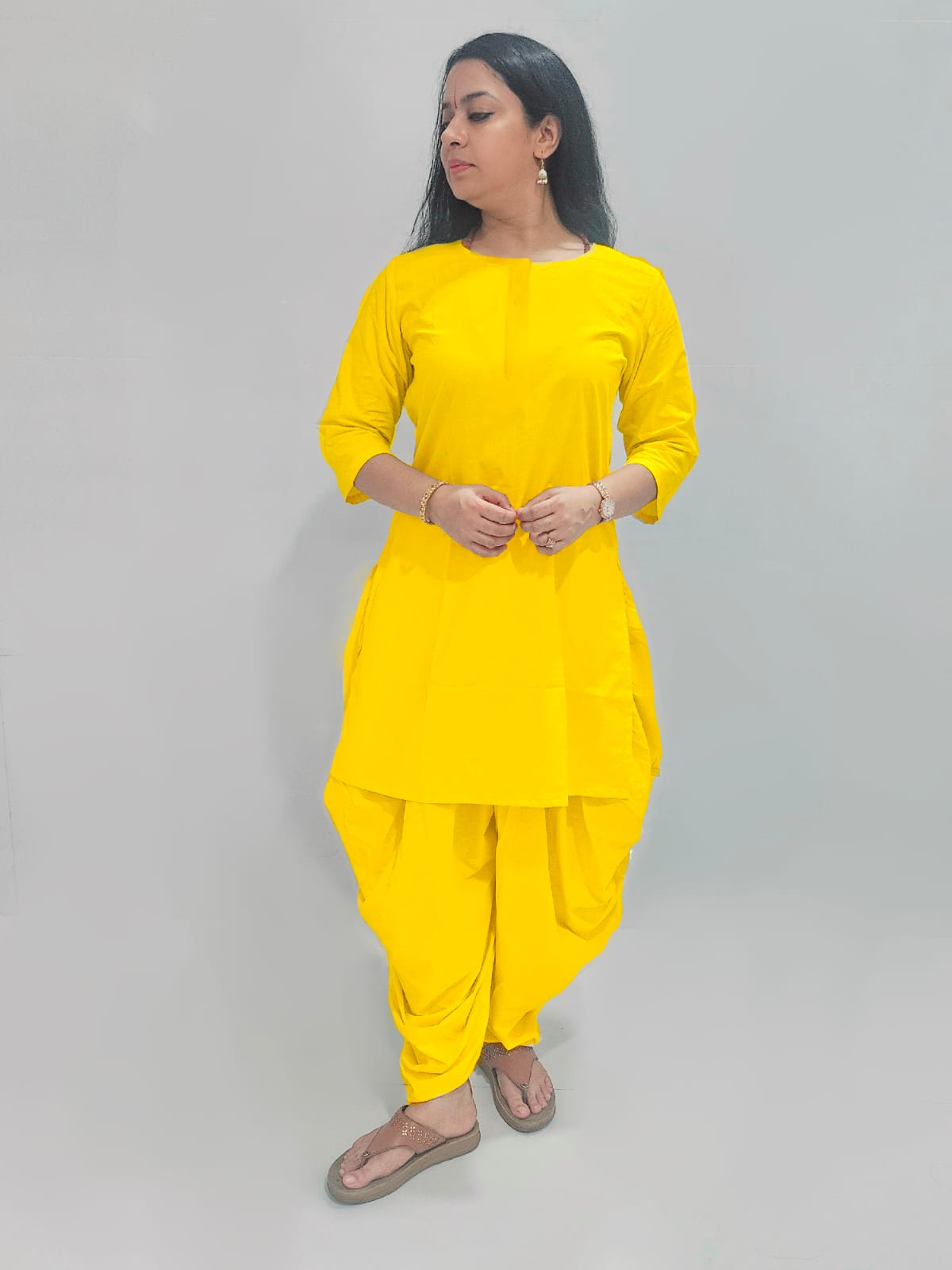 Acharya Pratishtha's Style Yellow Kurta