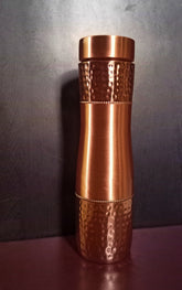 Designer Copper Sleek  Water Bottle