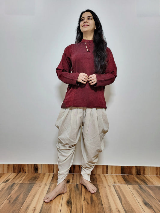 Khadi Cotton Dhoti Kurta Combo